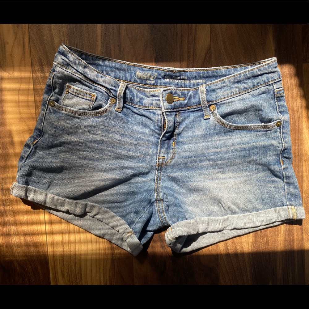 Denim shorts